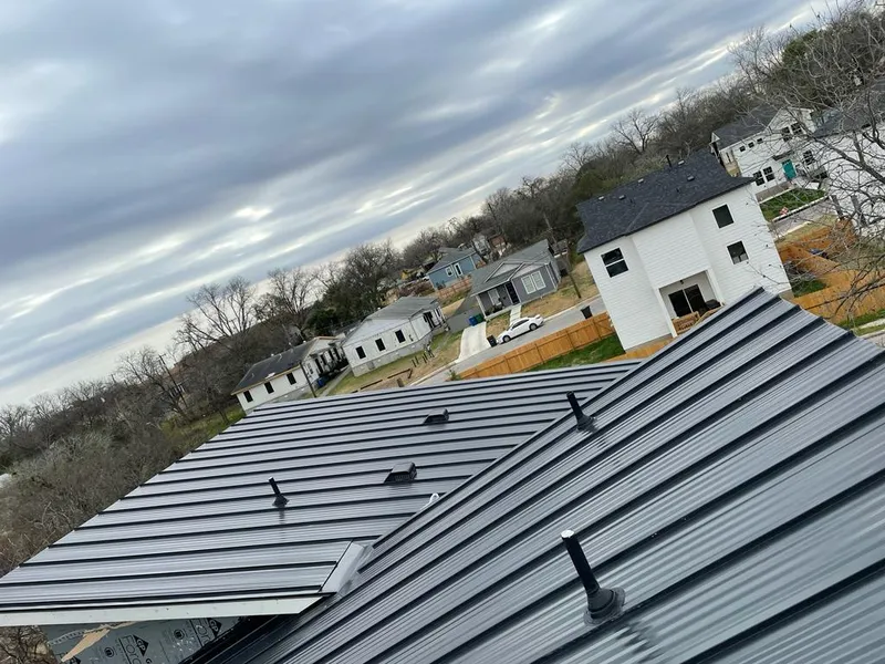 Standing seam metal roof panels with vents for Skylight Repair in Pullman